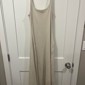 Old Navy Cream Maxi Dress